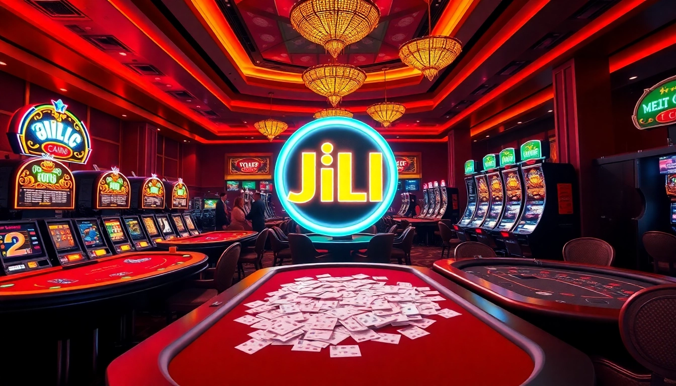 Experience exhilarating gaming action with JILI at a luxurious online casino.