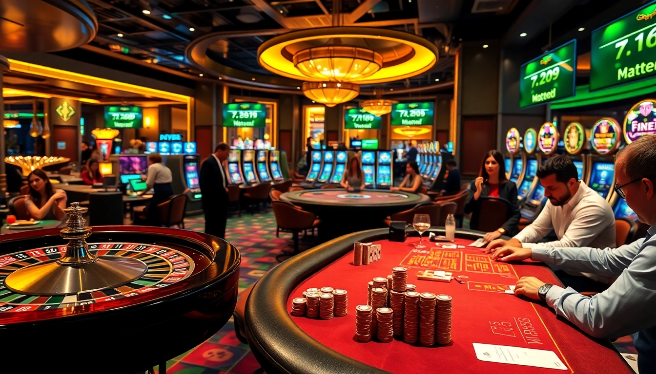 Exciting poker action with chips and cards showcasing https://f168.faith/ combined with luxurious casino atmosphere.
