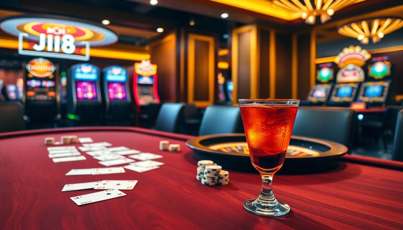 J8 offers exciting poker games with high stakes and luxurious casino ambiance.