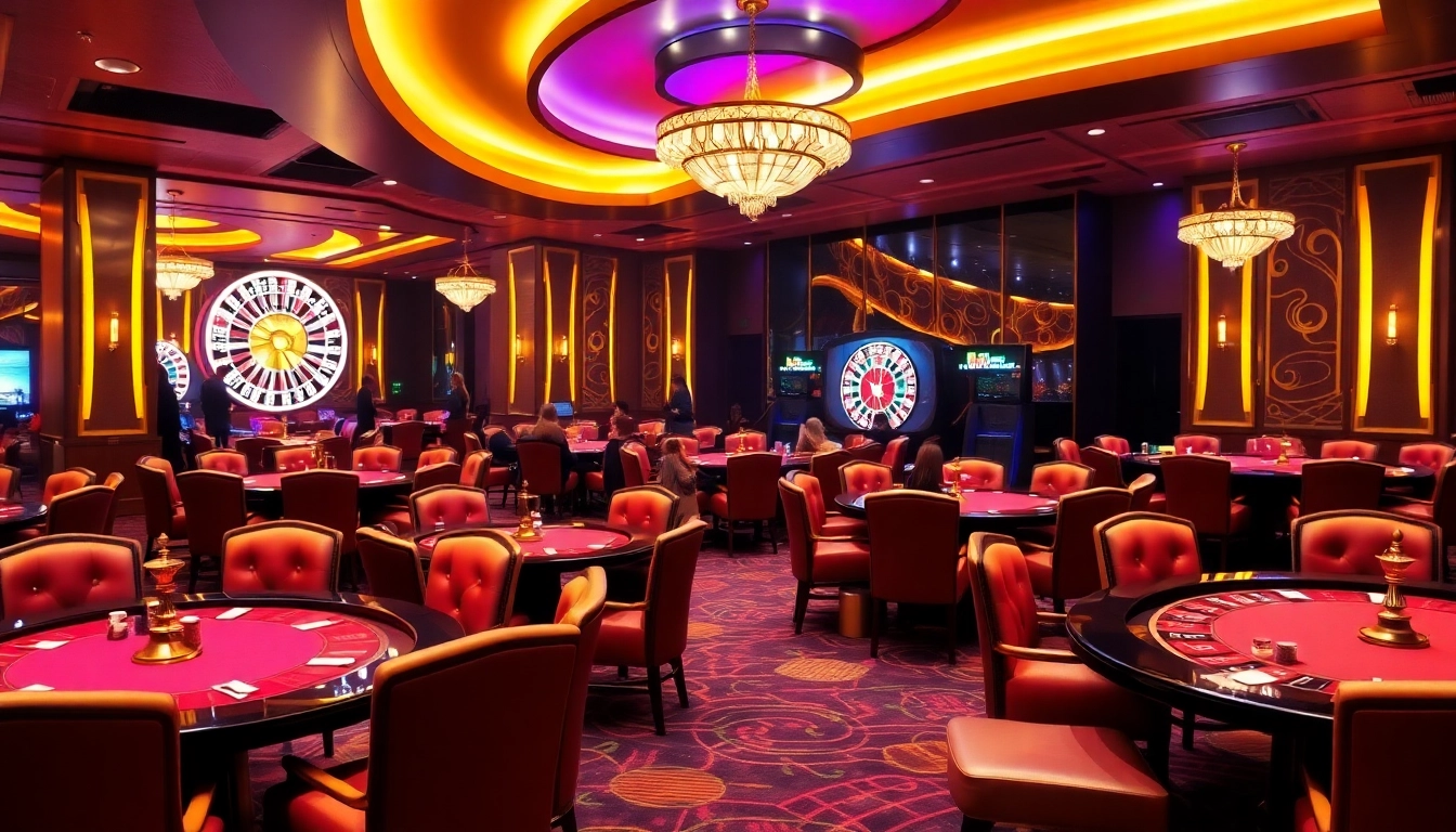 Engage with exclusive Clube VIP HHBET benefits at a luxurious casino scene.