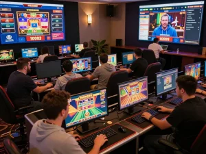 Engaging online gaming scene showcasing Mega888 with free credit offers available for new players