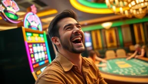 Arus hoki muncul saat pemain memperoleh kemenangan di mesin slot yang berkilau.